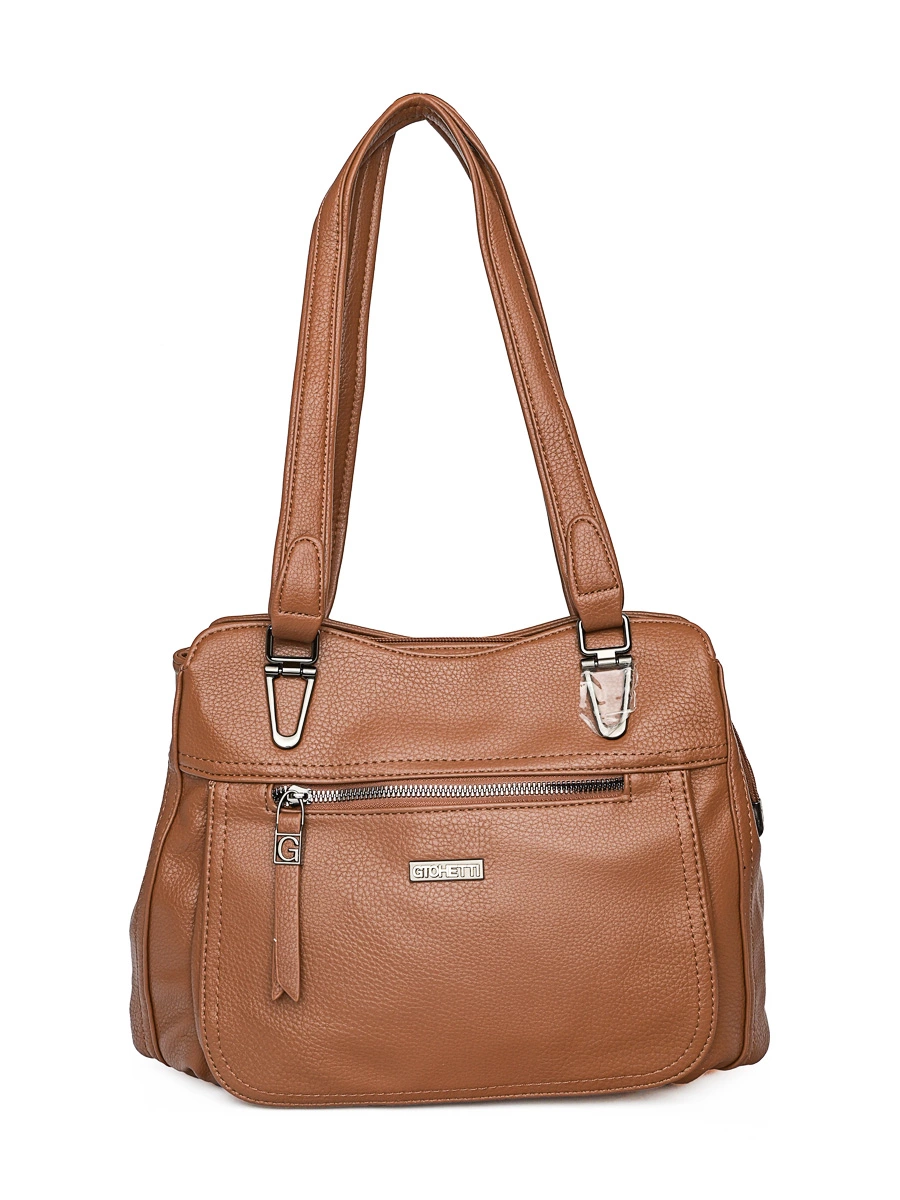 Сумка-тоут коричневого цвета